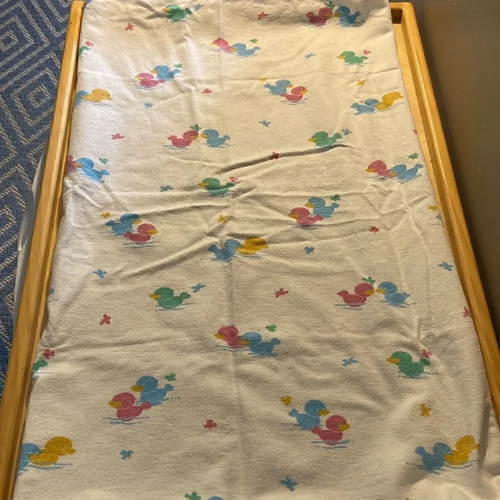 Vintage Medline Baby Blanket Ducks